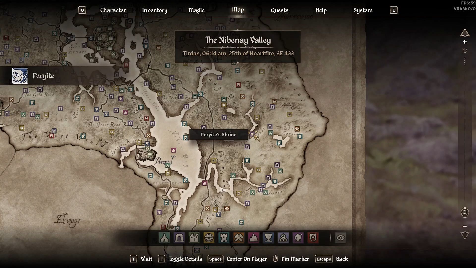 Peryite shrine whereabouts in Peryite quest (Image via Bethesda || YouTube/@Sipder)
